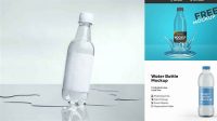 2564+ 1L Plastic Water Bottle PSD Mockup Download Premium Free PSD