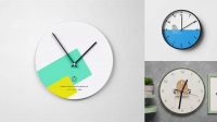 2564+ Wall Clock PSD Mockup Custom PSD Mockup Template