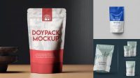 2565+ Zipper Doypack PSD Mockup Free Editable Photoshop Template