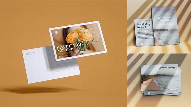 257+ Postcards Mockup Premium Design Freebie