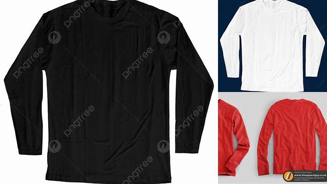 2572+ Mockup Baju Lengan Panjang Psd Free PSD