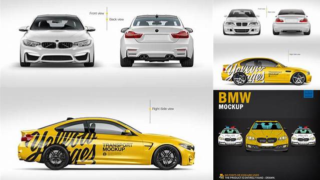 2578+ Bmw Mockup Free Mockup PSD