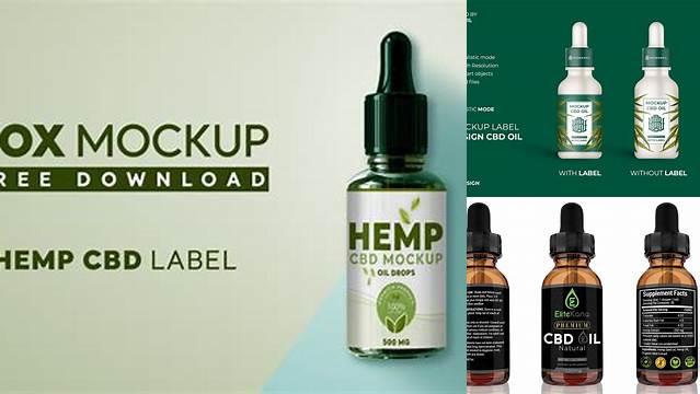 258+ Cbd Oil Mockup Free Download PSD Now