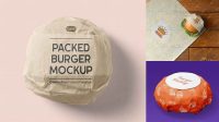 2581+ Burger Wrap Mockup Free PSD Download