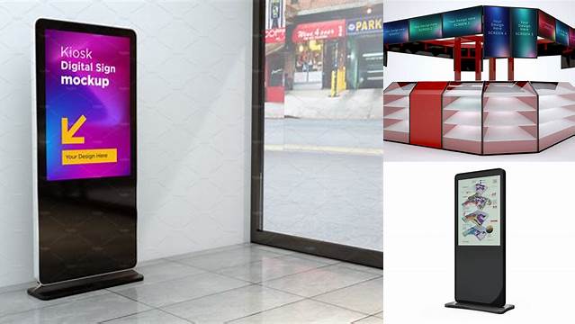 2581+ Kiosk Mockup Free Digital Download