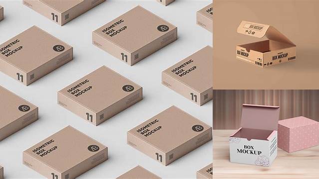 2582+ Carton Package PSD Mockup Half Side View PSD Free Download