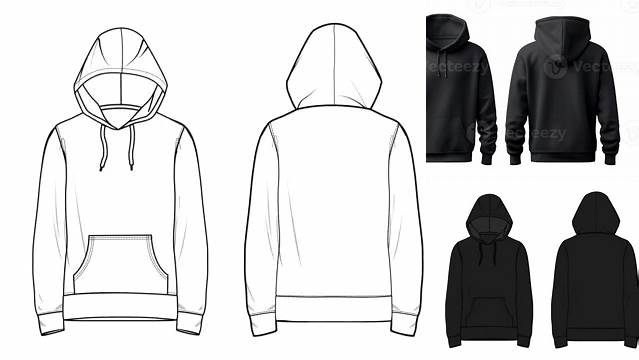 2584+ Hoodie Template Png Digital Download