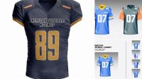 2585+ American Football Jersey Mockup Hight Resolution