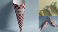 2591+ Paper Cone Mockup Download Professional PSD