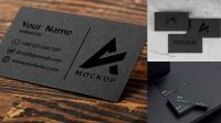 2594+ Spot Gloss Business Card Mockup Easy-to-Edit PSD