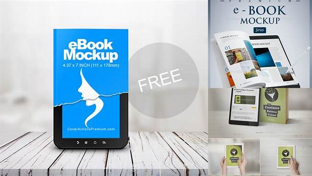 2599+ Free Ebook Mockup Digital Download