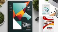 2602+ Annual Report Mockup PSD Download