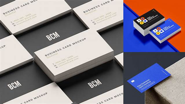 2608+ Glossy Gift Business Cards PSD Mockup Free Graphic Design Resource