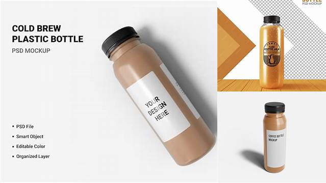 2610+ Mockup Botol Kopi Download Premium PSD Resource