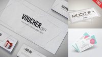 2615+ Gift Voucher Mock Up Professional PSD Resource