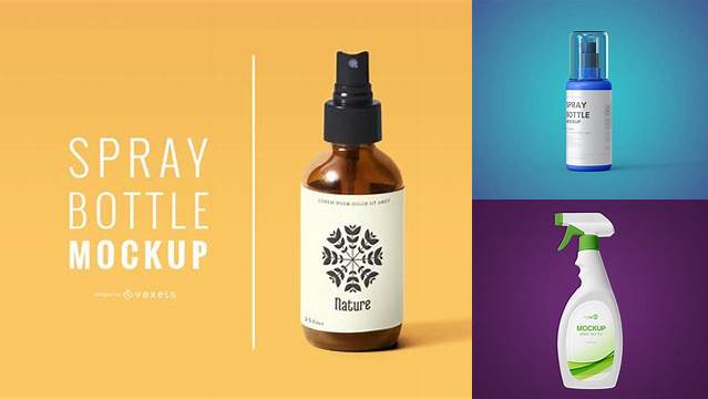 2615+ Sprayer Bottle PSD Mockup Advanced Editable Template Free