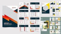 2616+ Company Profile Template Psd Smart PNG Image