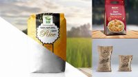 2616+ Rice Bag Mockup Psd Free PSD