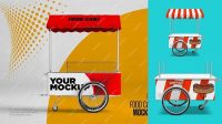 2622+ Street Food Cart Mockup Free Download Free