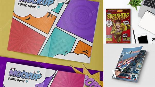 2623+ Comic Mockup Free Best for Showcase