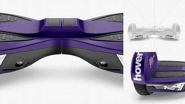 2623+ Matte Hoverboard PSD Mockup Front View Free Graphic Design Resource