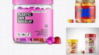 2626+ Gummies Jar Mockup Digital Download