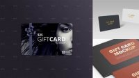 2628+ Gift Card Mock Up Versatile PSD Mockup File