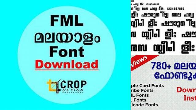 2628+ Malayalam Fml Fonts Pack Zip PSD Download