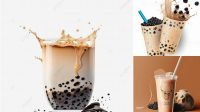 2629+ Milk Tea Mockup Smart PNG Image