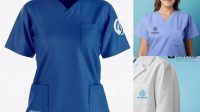 2634+ Medical Uniform Mockup Smart PNG Image