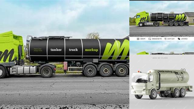 2640+ Tanker Mockup Creative and Modern PSD Freebie