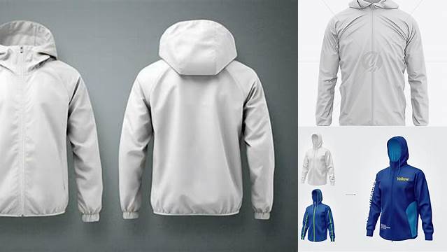 2642+ Windbreaker Jacket Mockup Free Download Hight Resolution