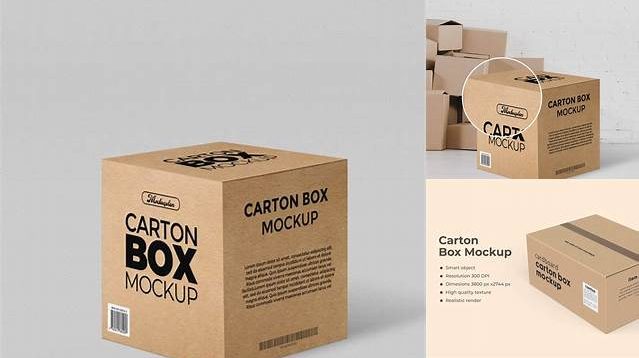 2644+ Carton Box PSD Mockup Front & Top Views Customizable Design Files