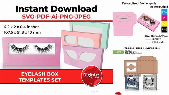 2646+ Lash Box Template High Resolution