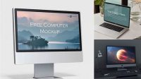 2647+ Mockup Pc PSD Free Download