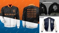 2654+ Bomber Jacket Mockup Psd Free PSD