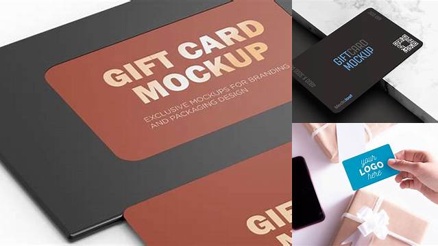 2655+ Gift Card Mockups Creative PSD Templates