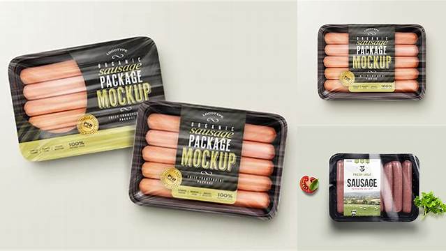 2656+ Sausage Packaging Mockup Free Download Premium PSD Freebie