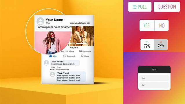 2658+ Instagram Poll Mockup Free For Free Download