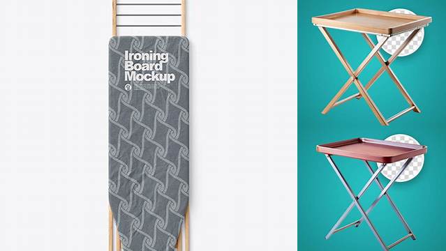 2659+ Wooden Ironing Board PSD Mockup Professional Photoshop Design Freebie