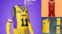 2662+ Basketball Kit Mockup Psd Free Layered PSD File Free Download