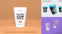 2663+ Plastic Cup Mockup Easy Editable