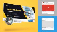 2676+ Linkedin Ad Mockup Psd Free Best Free Mockup PSD