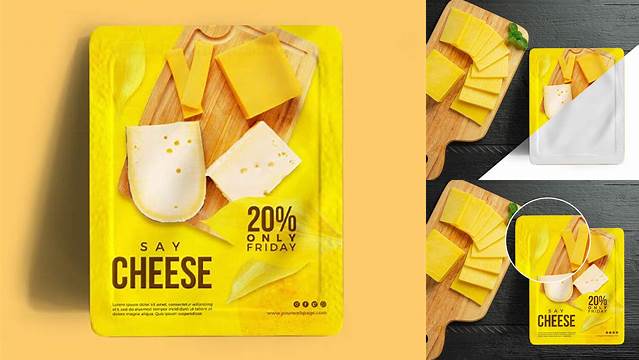 2687+ Cheese Mockup Free PSD