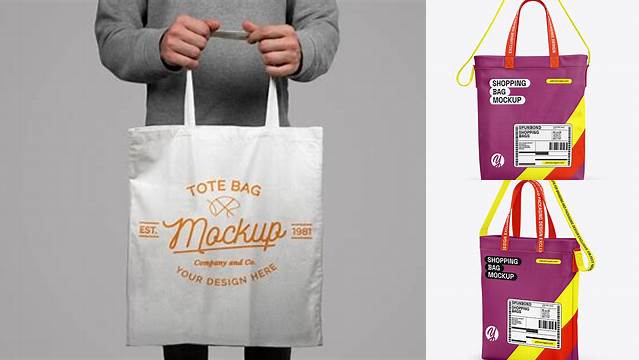 2688+ Spunbond Bag Mockup Creative Design Resource