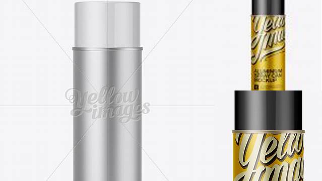 2690+ Aluminium Sprayer Bottle With Plastic Cap Front View Exclusive Free Creative Mockup File