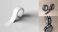 2690+ Two Matte Duct Tape Rolls PSD Mockup Advanced Photoshop Design Free