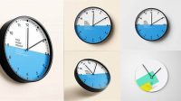 2694+ Wall Clock PSD Mockup Front View PSD Download