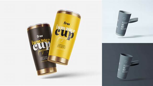 2696+ Tumbler Mockup Psd Free Photoshop Freebie