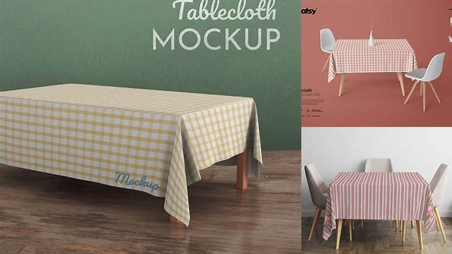 270+ Tablecloth Mockup Psd Free Download PSD Download